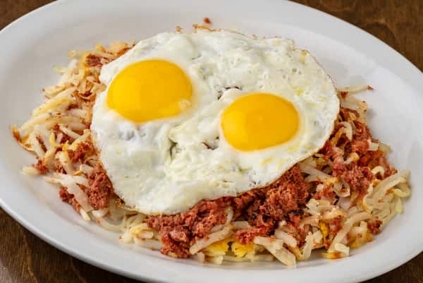 †Corned Beef Hash and Eggs