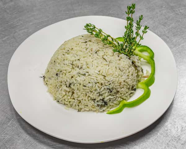 White Rice with Spinach