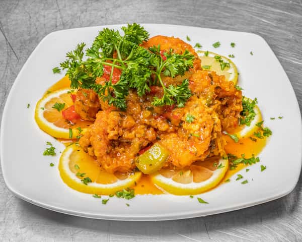 Crispy Fried Shrimp with Pineapple Sauce