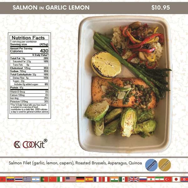 Salmon in Garlic Lemon