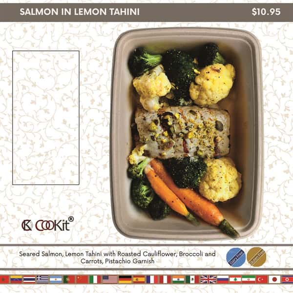 Salmon in Lemon Tahini