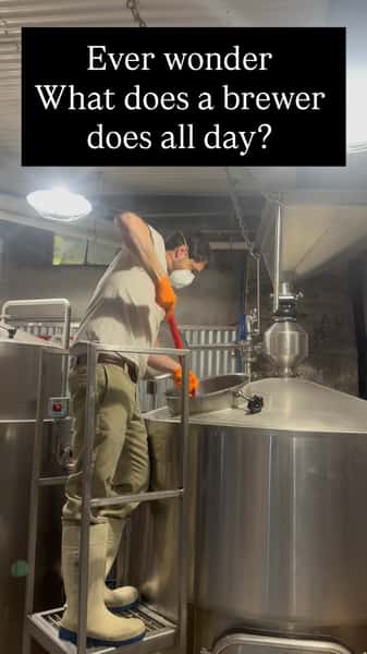 Ok, so realistically it’s about 80% cleaning. But aside from that, the head brewer at a small craft brewery & cidery has a quite varied list of duties and tasks to keep the beverages flowing. 

From plumbing maintenance, to quality control checks, to sourcing curious local ingredients like oysters, coffee beans, spruce tips and blueberries. 
Thanks to our head brewer, @clintinmaine - He really is a good sport about it!

#smallbrewery #localbeer #acadia