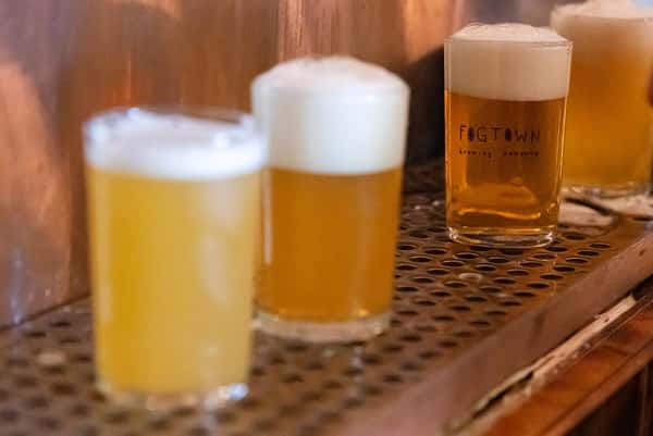 Beer in glasses