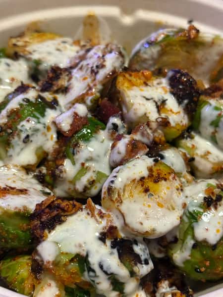 Chili Crisp Brussel Sprouts