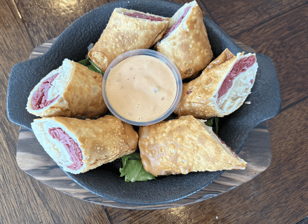 Reuben Egg Rolls