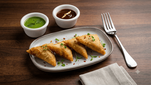 SAMOSA - MINI (Onion stuffing - 4 count)