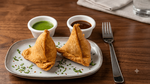 SAMOSA (Potato stuffed) (2 count)