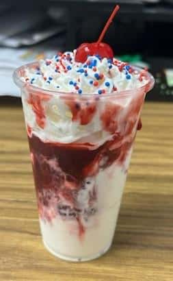 Flag Day Mini Sundae