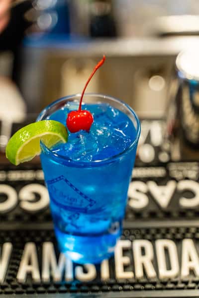 drink with cherry