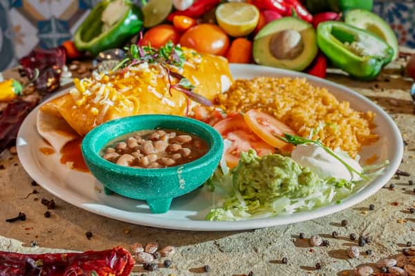Miguel's Fiesta Fajita Burrito