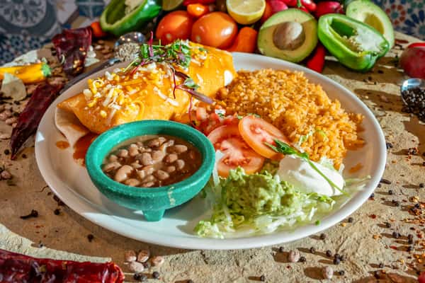 Miguel's Fiesta Fajita Burrito