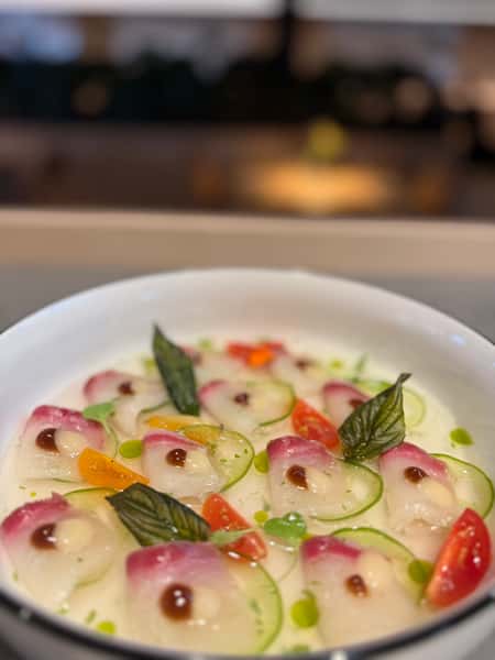 Summer Hamachi Crudo