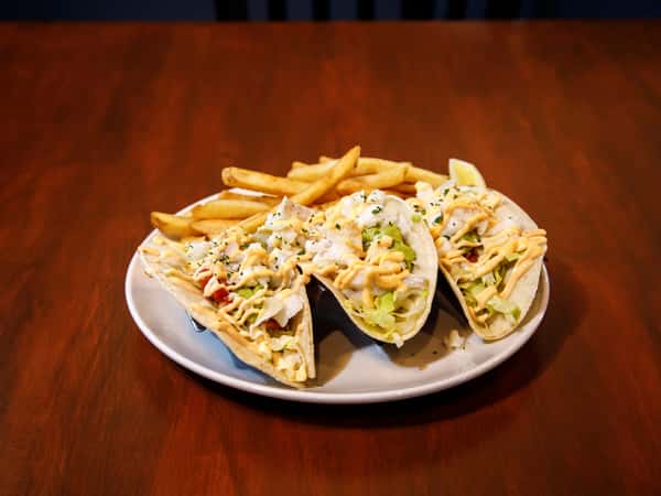 BAKED fish tacos