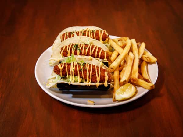 FRIED fish tacos