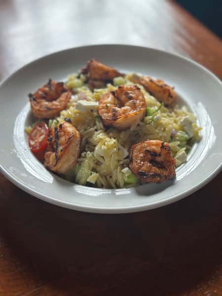 Grilled Shrimp Orzo Salad