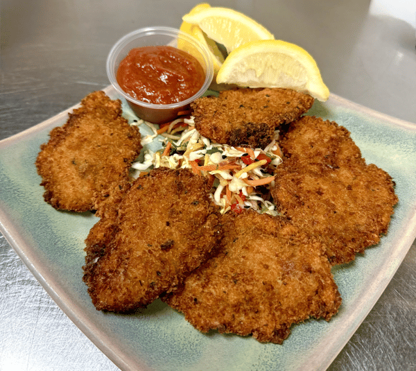 Horseradish-Crusted Oysters