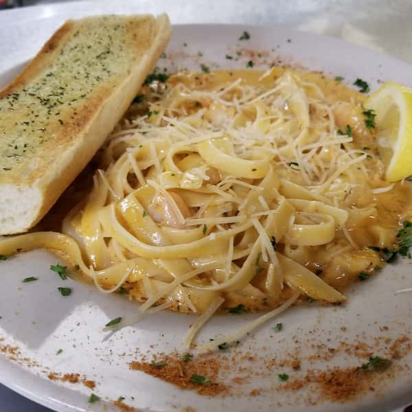 Pasta with bread