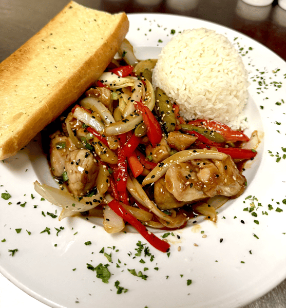 Sesame Ginger Ahi Stir Fry