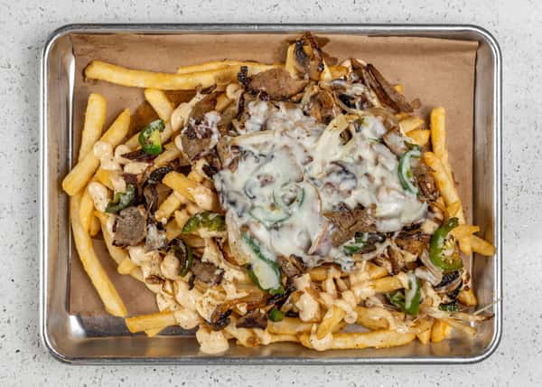 Large Gyro Spicy Fries (2-3 People)