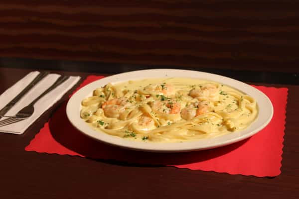 Fettuccini Alfredo Dine In Campobello's Italian Restaurant in