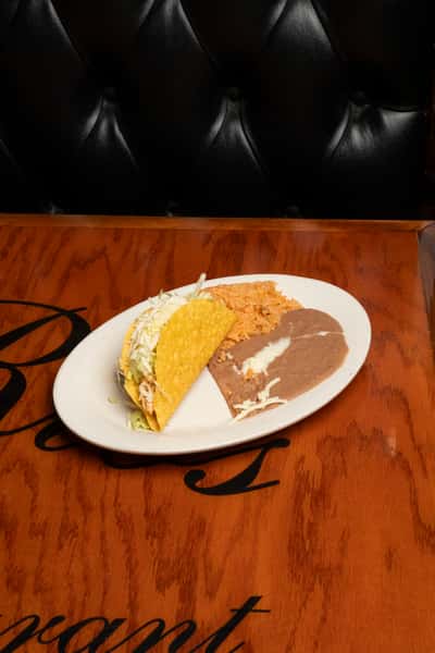 Special #16. Taco, Rice and Beans