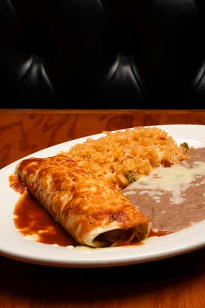 Special #3. Burrito, Rice and Beans