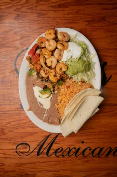 Lunch Fajitas Shrimp