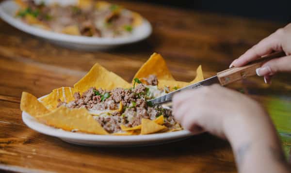 Beef and Beans Nachos