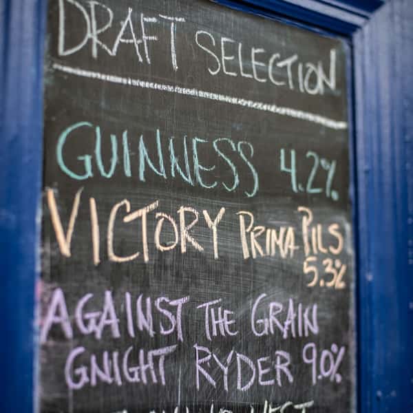 draft menu