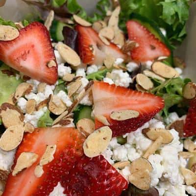Spring Salad with Strawberries and Feta