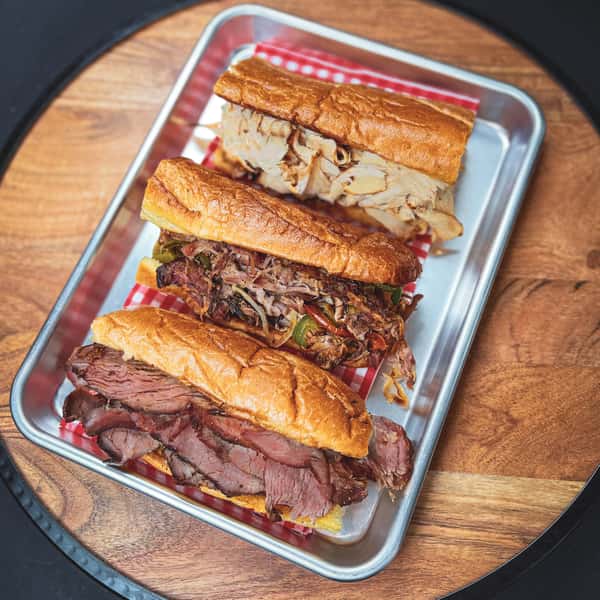Tri-tip, Pork & Chicken Sandwiches