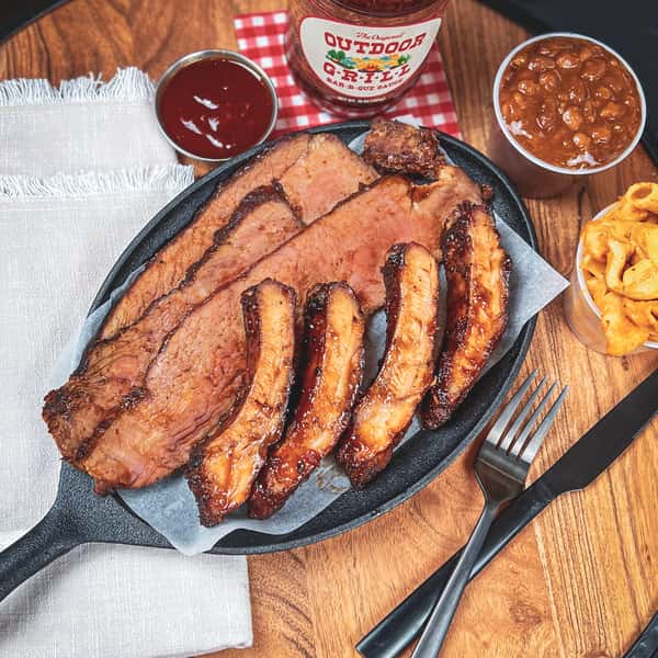 Tri-Tip & Ribs with 2 Sides