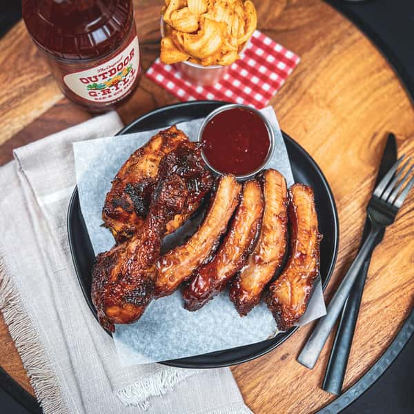 Chicken & Ribs with 1 Side