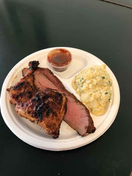 Tri-Tip & Chicken with 1 Side