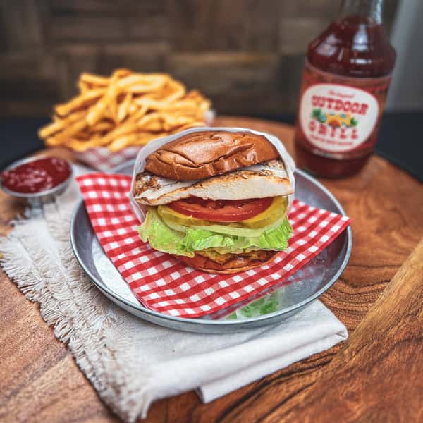 Chicken Burger with 1 Side
