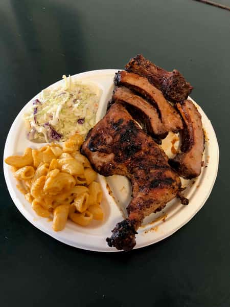 Chicken & Rib with 2 Sides