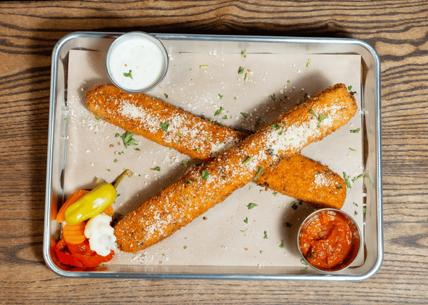 Texas Sized Crispy Mozzarella Sticks
