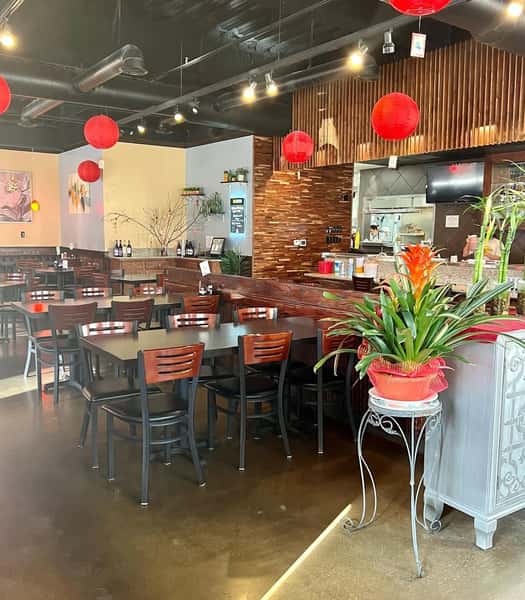 Interior of restaurant