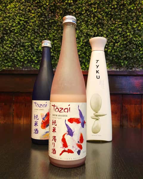 Tall bottled drinks