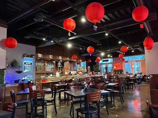 Interior of restaurant