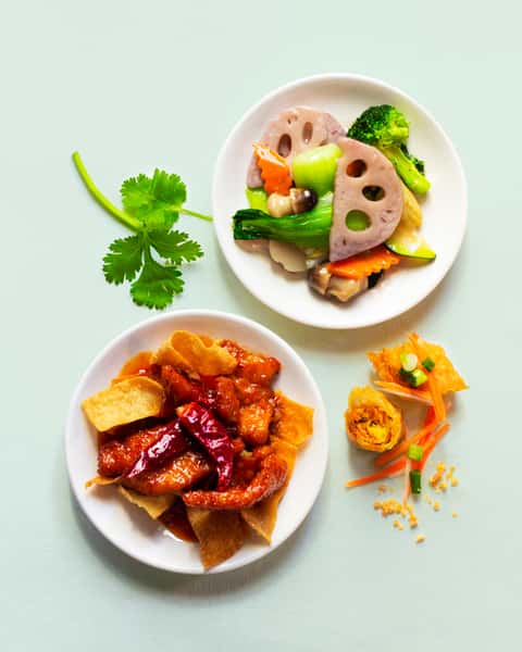 Small and healthy asian bites