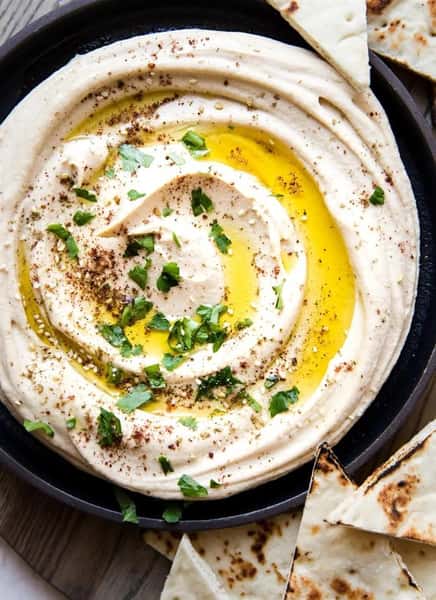 Hummus with Grilled Pita Bread