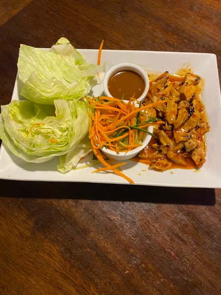 Thai Chicken Lettuce Wraps