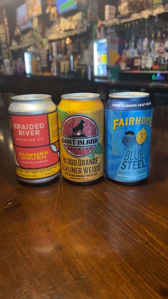 Beverage Menu
Lucky Mobile
1. Braided River
2. Goat Island 
3. Fairhope Brewers