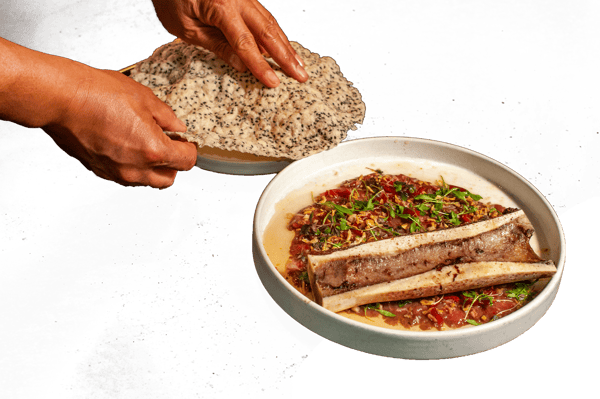 person preparing food