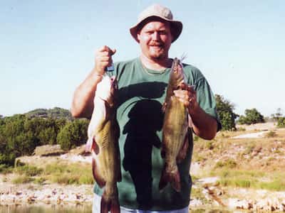 Man holding fish