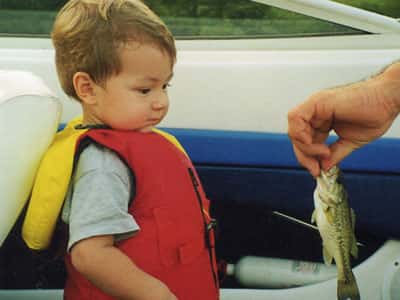 Child with fish