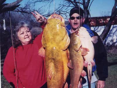 Couple with fish