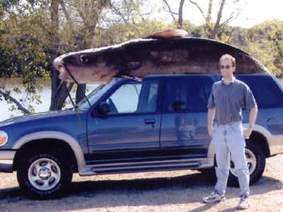 Man with fish
