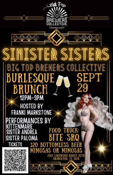 Burlesque Brunch - Big Top Brewing - Brewery in FL